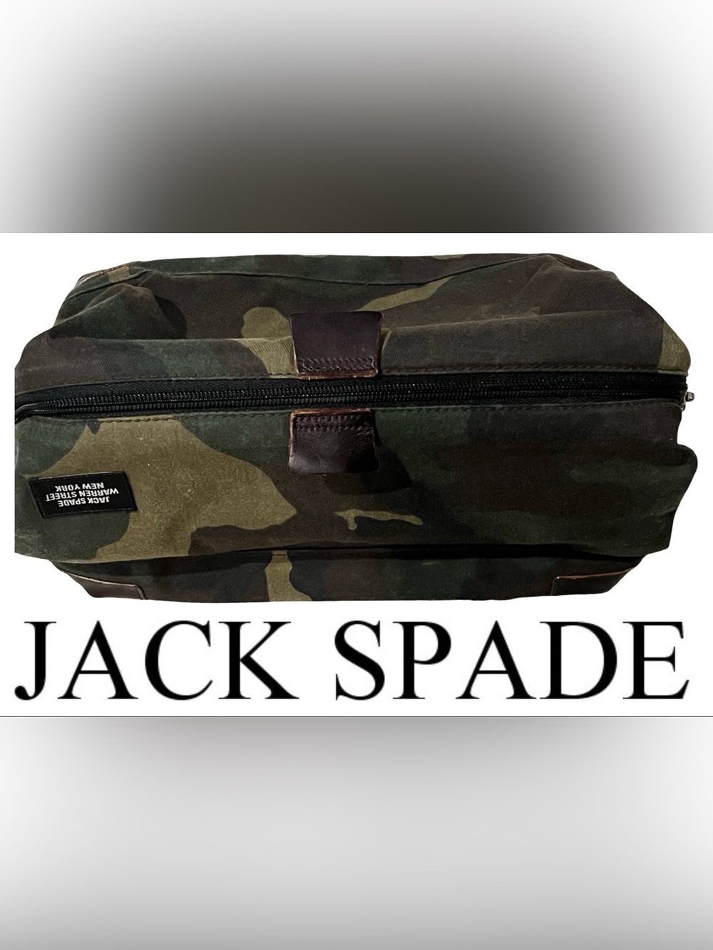 Jack Spade Camo Dopp Kit